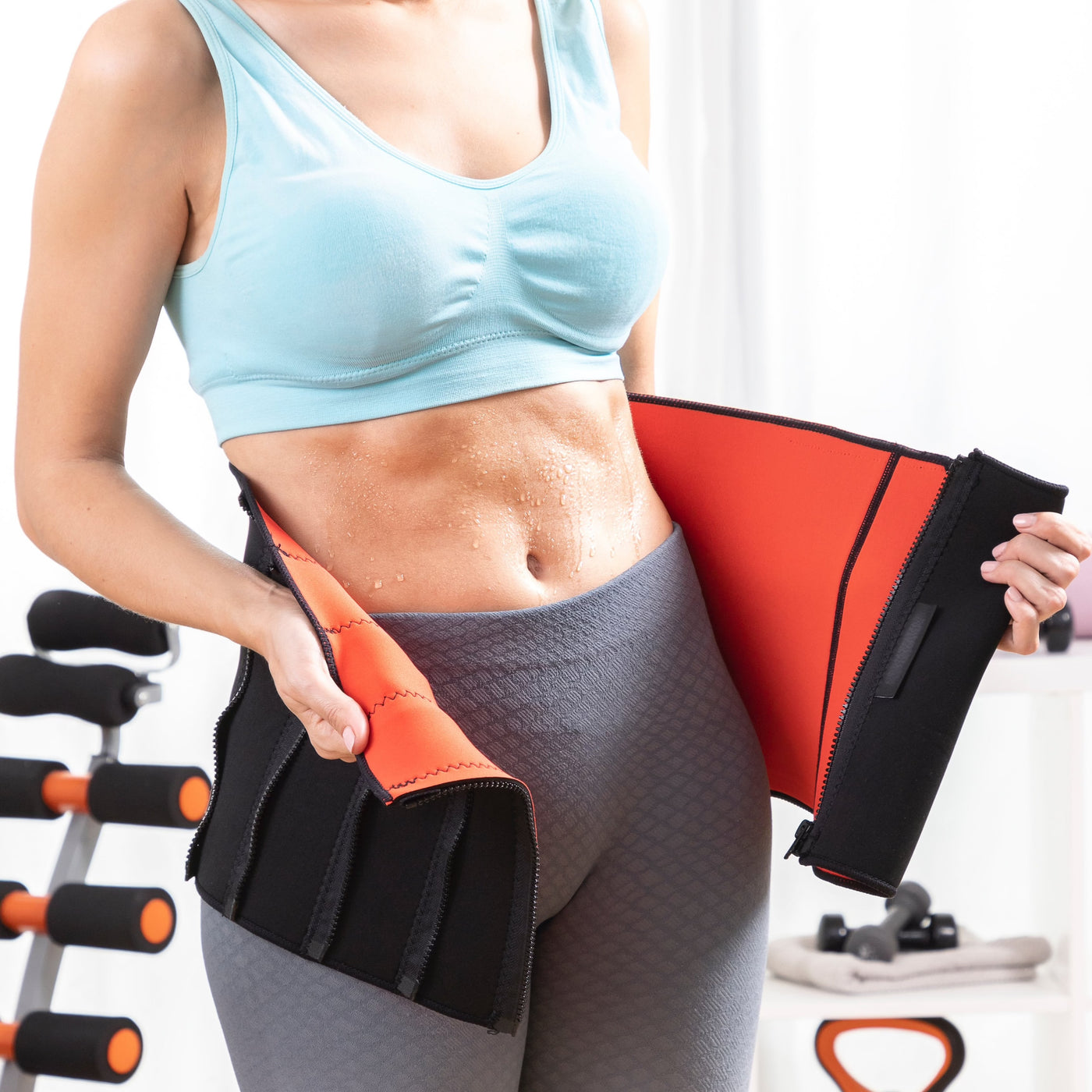 Sports belt for weight loss with sauna effect